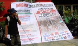 Aksi Solidaritas Palestina, Mahasiswa Serukan Boikot Produk Terafiliasi Israel - JPNN.com