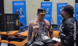 Viral Polisi Pangkat Kompol Dibentak Pemotor di Kediri, Pelaku Ternyata - JPNN.com