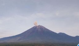 Masih Berstatus Waspada, Gunung Semeru Erupsi Lagi dengan Letusan Setinggi 800 meter - JPNN.com