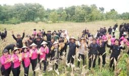 Panen Raya Jagung, Brimob Polda Jateng Ingin Berkontribusi Mendukung Program Prabowo - JPNN.com