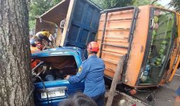 Truk Terguling & Menimpa Minibus di Palabuhanratu, Empat Orang Tewas - JPNN.com