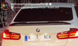 Viral Wanita Kemudikan Mobil BMW Berpelat N 3 NEN, Ternyata - JPNN.com