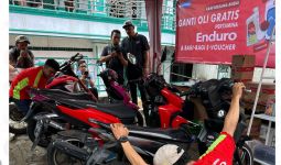 Pertamina Ganti Oli Gratis Bagi 1.000 Motor yang Terdampak Banjir di Jabodetabek - JPNN.com