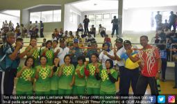 Tim Bola Voli Gabungan Lantamal Wiltim Tembus Babak Final - JPNN.com