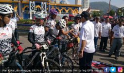 Tim Touring Gowes Pesona Nusantara Tinggalkan Lubuklinggau - JPNN.com