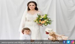 Cantiknya Jessica Iskandar Fitting Gaun Pengantin - JPNN.com