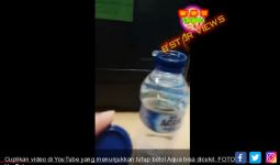 Viral, Tutup Botol Aqua Bisa Dicukil - JPNN.com