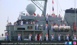 Dua Kapal Perang Thailand Tiba di Koarmatim - JPNN.com