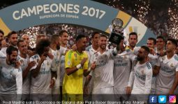 Detik-Detik Perayaan Real Madrid Juara Piala Super Spanyol - JPNN.com