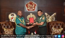 Jenderal Gatot Terima Kunjungan Pangab Papua Nugini - JPNN.com