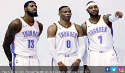 Wow! Carmelo Anthony, George dan Westbrook Kumpul di Thunder - JPNN.com