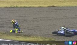6 Rider Termasuk Rossi jadi Korban Balapan di MotoGP Jepang - JPNN.com