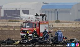 F-18 Terbakar Saat Lepas Landas, Pilot Tewas - JPNN.com
