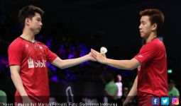 Lihat Tengilnya Marcus/Kevin di Semifinal Indonesia Masters - JPNN.com