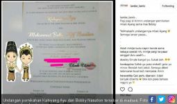 Seperti ini Undangan Pernikahan Kahiyang Ayu-Bobby Nasution - JPNN.com