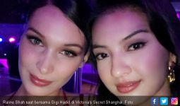 OMG, Cantiknya Raline Shah Selfie Bareng Gigi Hadid - JPNN.com