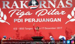 Hadiri Rakor 3 Pilar PDIP, Jokowi Pamer Infrastruktur - JPNN.com
