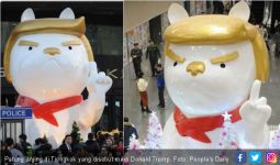 Hayo Tebak, Patung Anjing Ini Mirip Presiden Siapa? - JPNN.com