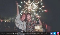 Unch Mesranya, Nadine Rayakan Tahun Baruan Bareng Dimas - JPNN.com