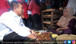 Hamdalah, Pedagang di Pasar Senang Dikunjungi Kang Hasan - JPNN.com