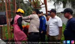 Mbak Siti Sudah di Ujung Tower, Setelah Dirayu, Hamdalah... - JPNN.com