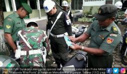 Denpom Gelar Razia, Tentara Ketahuan Tak Bawa STNK - JPNN.com