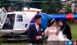 Kok Bisa Pengantin Siantar Naik Helikopter Polda Sumut? - JPNN.com