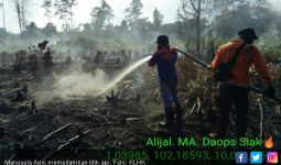 Manggala Agni Padamkan Beberapa Titik Karhutla di Riau - JPNN.com