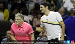 Berpasangan dengan Bill Gates, Federer Tetap Juara - JPNN.com