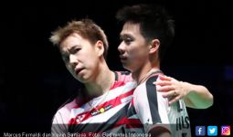 Marcus / Kevin Tumbang, Indonesia vs Thailand Imbang - JPNN.com