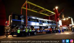 Gerbong MRT Tiba di Jakarta - JPNN.com