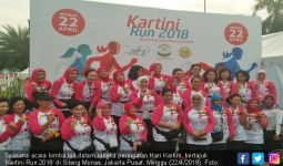Ibu Nanny Hadi Tjahjanto Menghadiri ‘Kartini Run 2018’ - JPNN.com