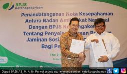 BPJS Ketenagakerjaan Gandeng BAZNAS Bantu Mustahik - JPNN.com