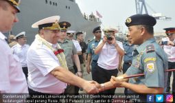 Danlantamal III Jakarta Sambut Kedatangan Kapal Perang Rusia - JPNN.com