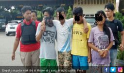 Polisi Ringkus Empat Pengendar Narkoba, Satu Dilumpuhkan - JPNN.com