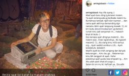 Begini Momen Haru Aming saat Nyekar ke Makan Anak - JPNN.com