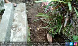 Kaki Mayat Perempuan Sintal Menyembul di Kuburan - JPNN.com
