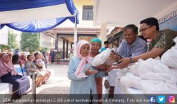 BTN Salurkan 2 Ribu Paket Sembako Murah di Cikarang - JPNN.com