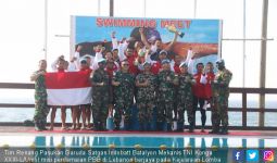 Pasukan Garuda Indobatt Juara Umum Lomba Renang Unifil - JPNN.com