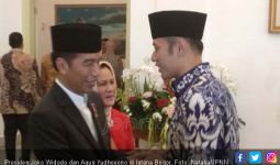 Mas Agus Jabat Erat Tangan Pak Jokowi - JPNN.com
