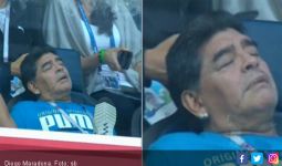 Diego Maradona Tertidur saat Argentina Unggul dari Nigeria - JPNN.com