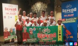 Kemenpora Lepas 15 Pesepeda Nusantara ke Entikong - JPNN.com