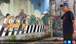 Aiptu Tarigan Gantung Diri dekat Mural Polantas Bertugas - JPNN.com