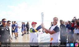 Di Bali, Menko PMK Jadi Pembawa Api Obor ke-20 Asian Games - JPNN.com