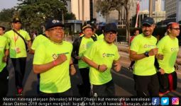 Menaker Hanif Ikut Fun Run demi Sukseskan Asian Games 2018 - JPNN.com