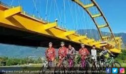 Gowes Nusantara di Palu Jadi Ajang Pamer Jembatan Ponulele - JPNN.com