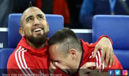 Betapa Sedihnya Franck Ribery Ditinggal Arturo Vidal - JPNN.com