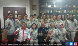 Juara di Malaysia, Tim Futsal Putri Disambut Kemenpora - JPNN.com