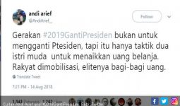 Andi Arief Berkicau Lagi, Kali Ini Serang #2019GantiPresiden - JPNN.com