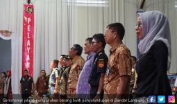 Dihadiri Wamenkeu, Bea Cukai Bandar Lampung Musnahkan BMN - JPNN.com